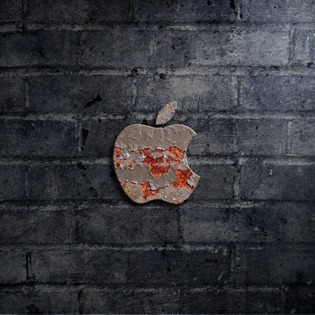 Rusty Apple Ipad Wallpaper Day 125 Appleロゴ Ipad Mini Ipad用壁紙 Wallpaper Naver まとめ