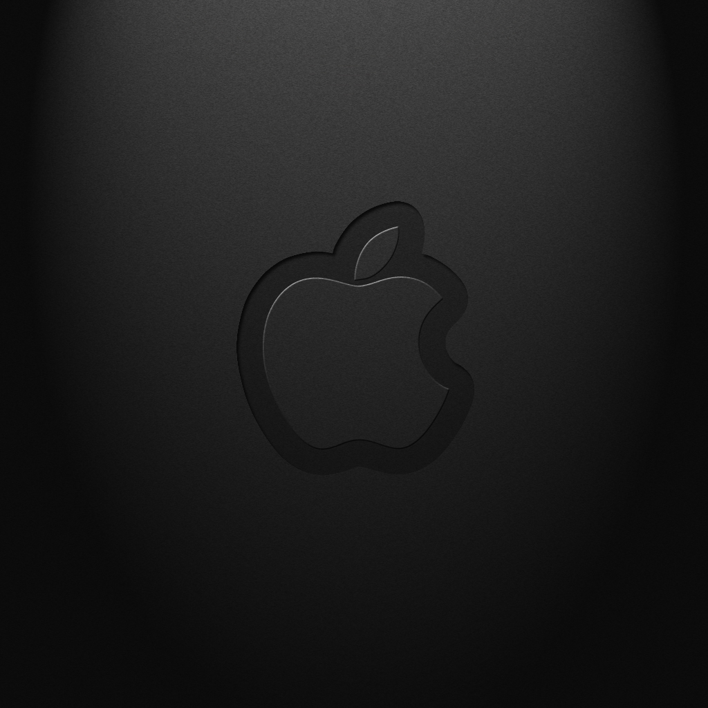 Dark Apple – iPad Wallpaper (day 122) | 365 Days of Design